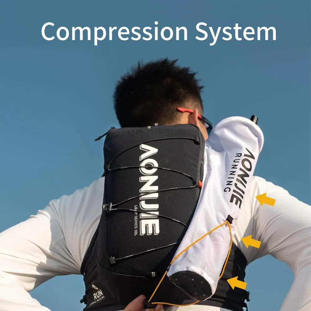 AONIJIE Trekking Poles Storage Bag Waterproof & Lightweight Drawstring Fastening Compression System Movement Does not Shake Compatible with Running Hydration Vest