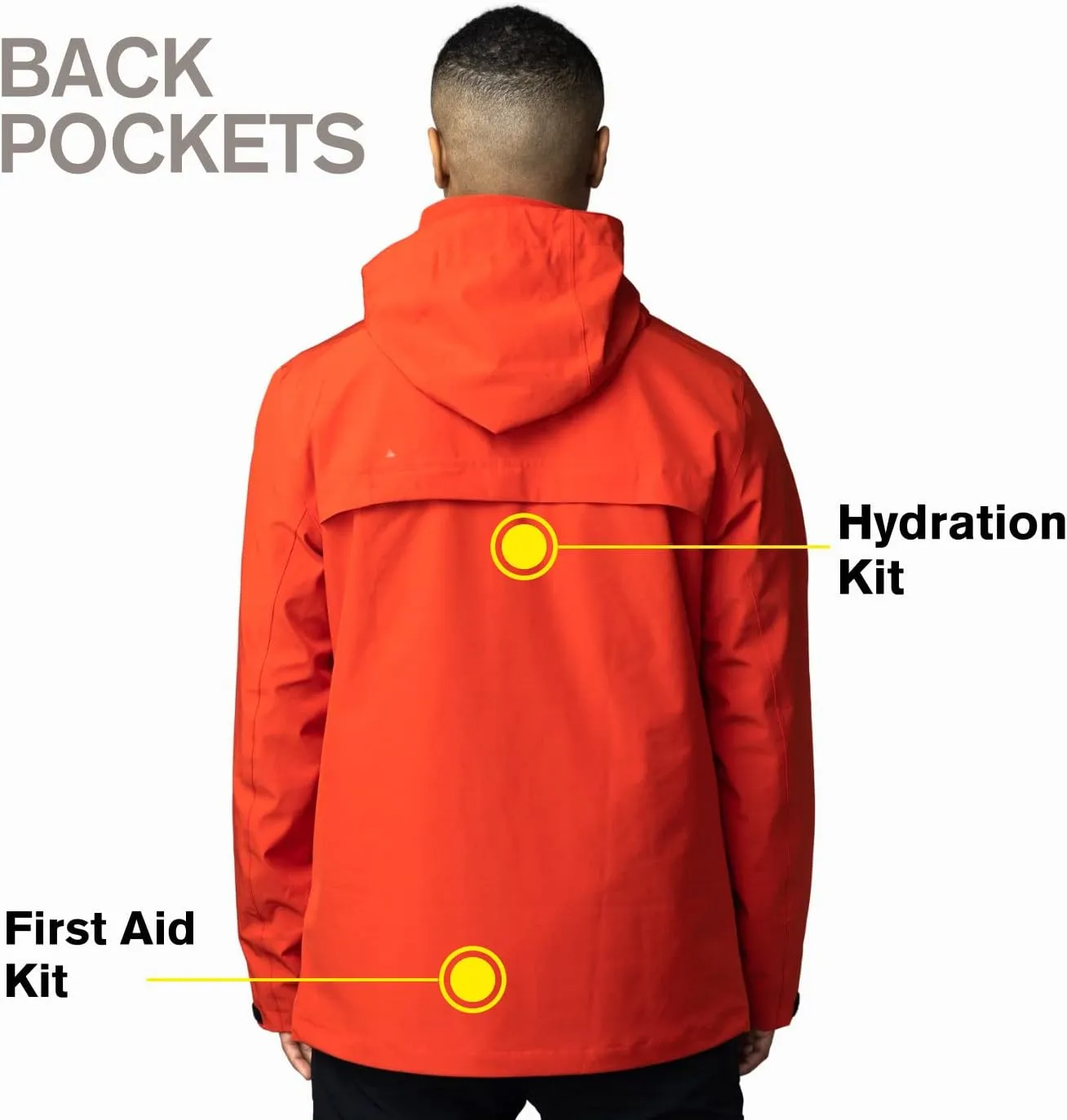 Apricoat Adventure 2.0 Warm Winter Jacket Insulated, Hooded, Waterproof and windproof Coat for Travelling, Hiking, Trekking