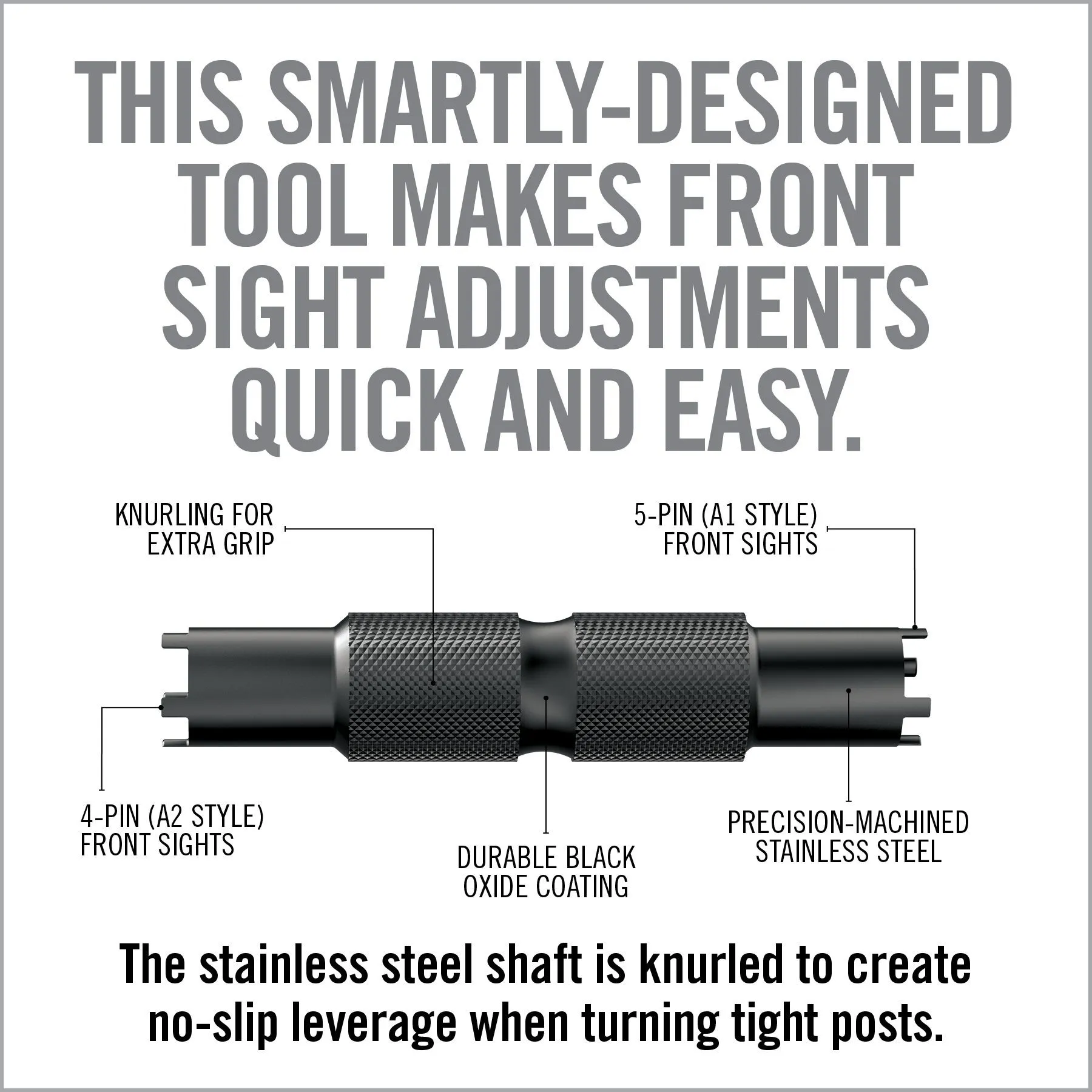 AR15 Front Sight Adjuster Tool