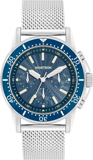 Armitron Men's Analog Chronograph Mesh Band Watch, 20/5532