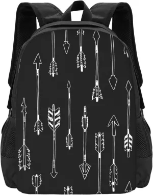 Arrow Black Lightweight Packable Backpack Travel Casual Large Capacity Daypack Foldable Backpack For Men Women