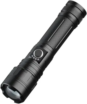 ARTIBETTER Rechargeable Telescopic Flashlight Multifunctional Outdoor Camping Hiking