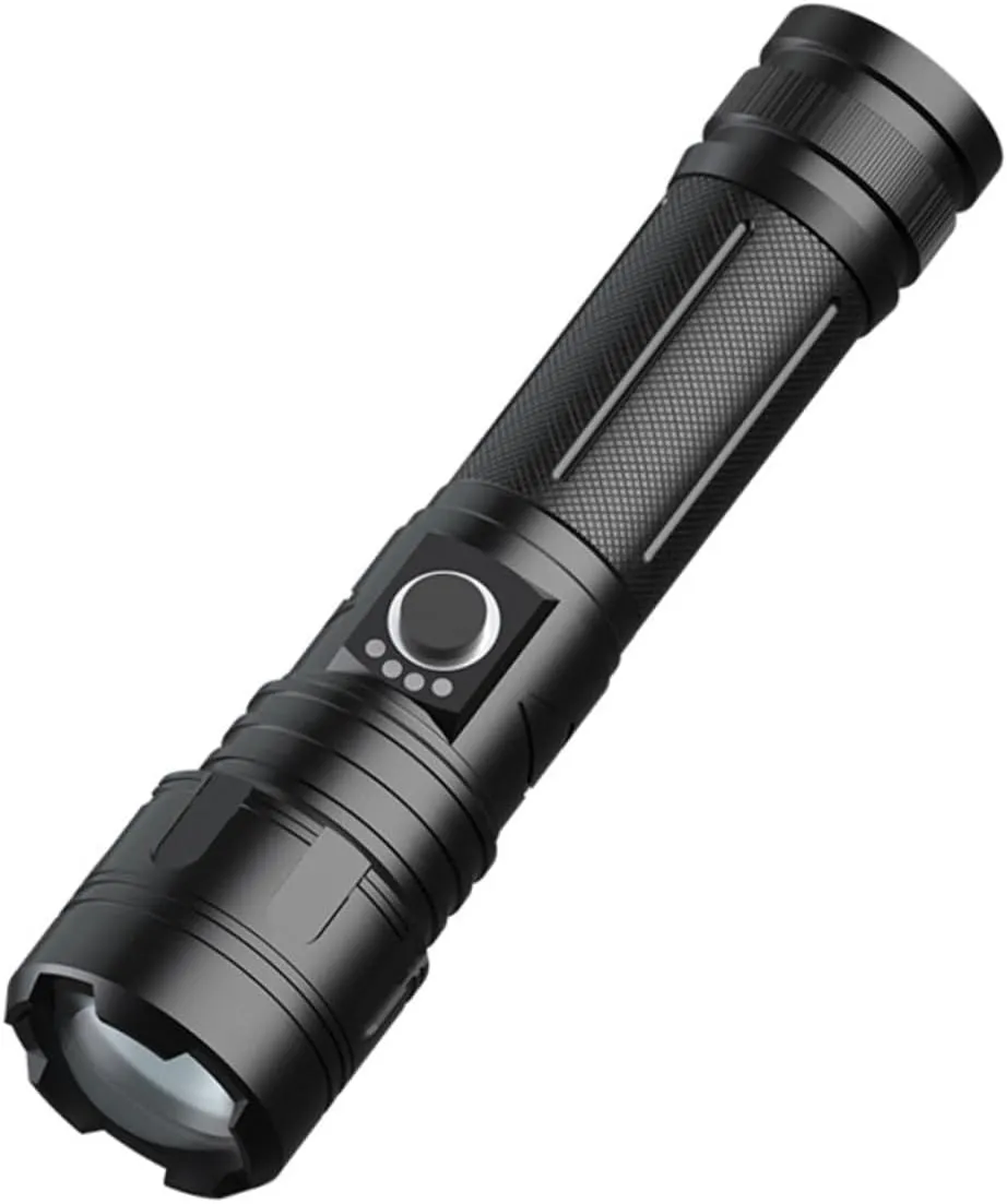 ARTIBETTER Rechargeable Telescopic Flashlight Multifunctional Outdoor Camping Hiking
