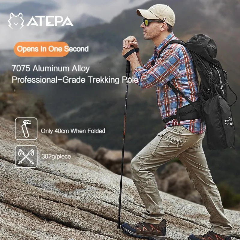 ATEPA Alpenstock Ultra-Light Trekking Poles - Pair