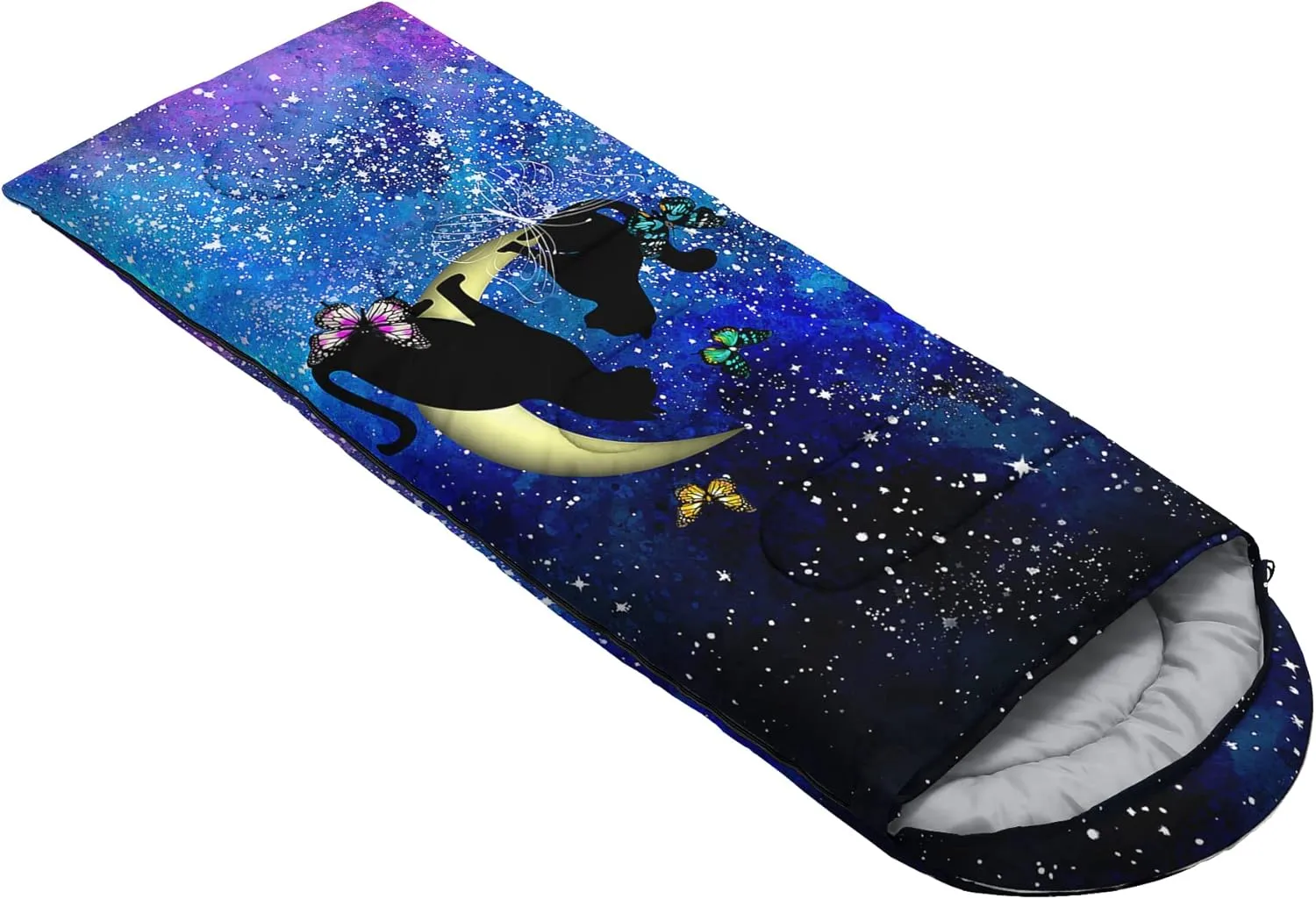Axolotl Unicorn Sleeping Bag for Kids Boys Girls–Lightweight Warm Cold Weather Sleeping Bags,Waterproof Portable Sleeping Bag with Compression Sack for Camping Backpacking Outdoor Indoor