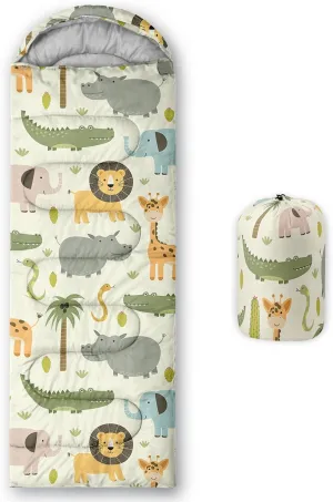 Axolotl Wild Animal Sleeping Bag for Kids Boys Girls–Lightweight Warm Cold Weather Sleeping Bags,Waterproof Portable Sleeping Bag for Backpacking Outdoor Indoor 3-4 Seasons,Camping Sleeping Bags