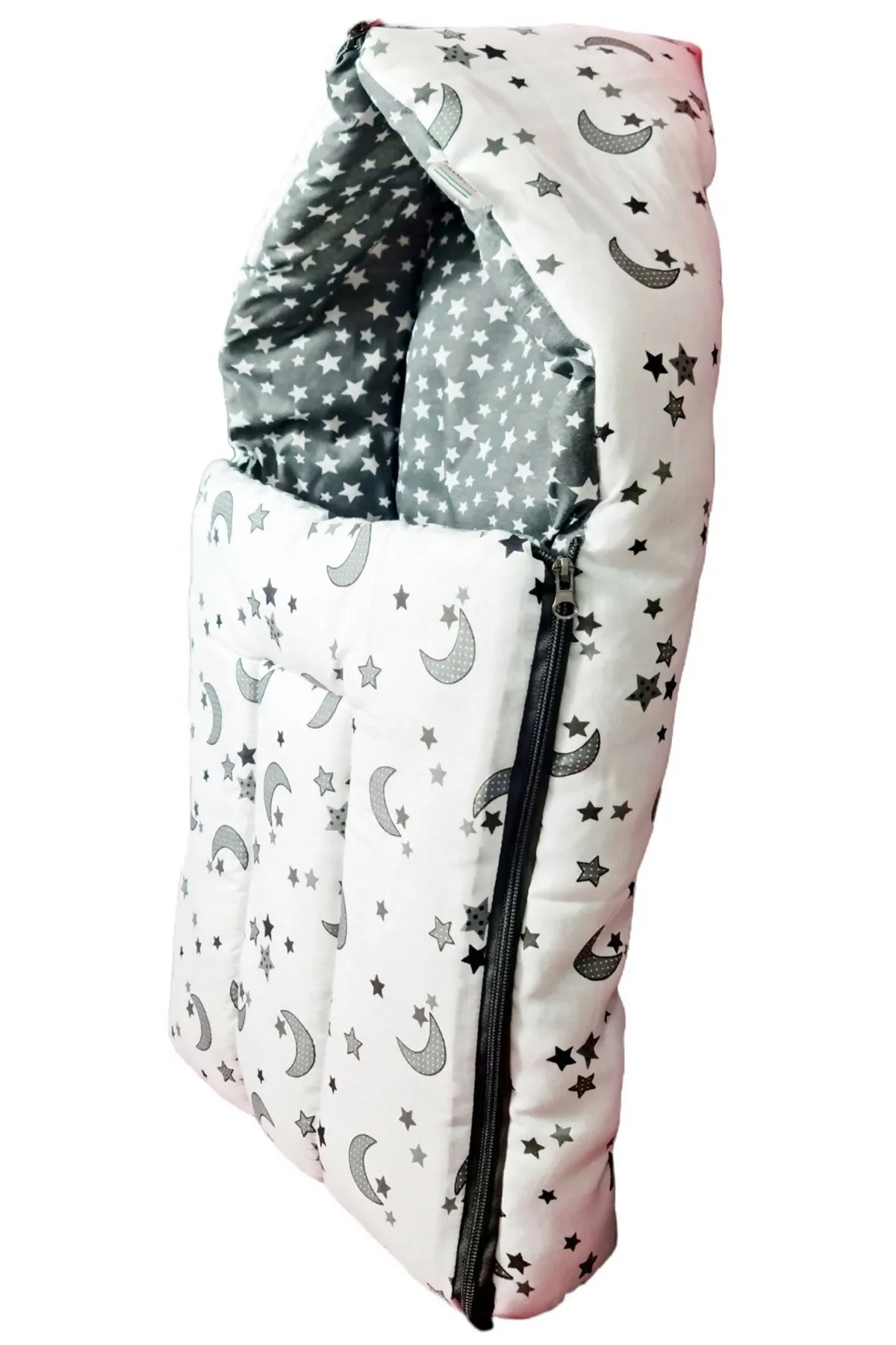 Baby Cotton Printed Sleeping Bag with Zip - Pack Of 1(Royal Blue)