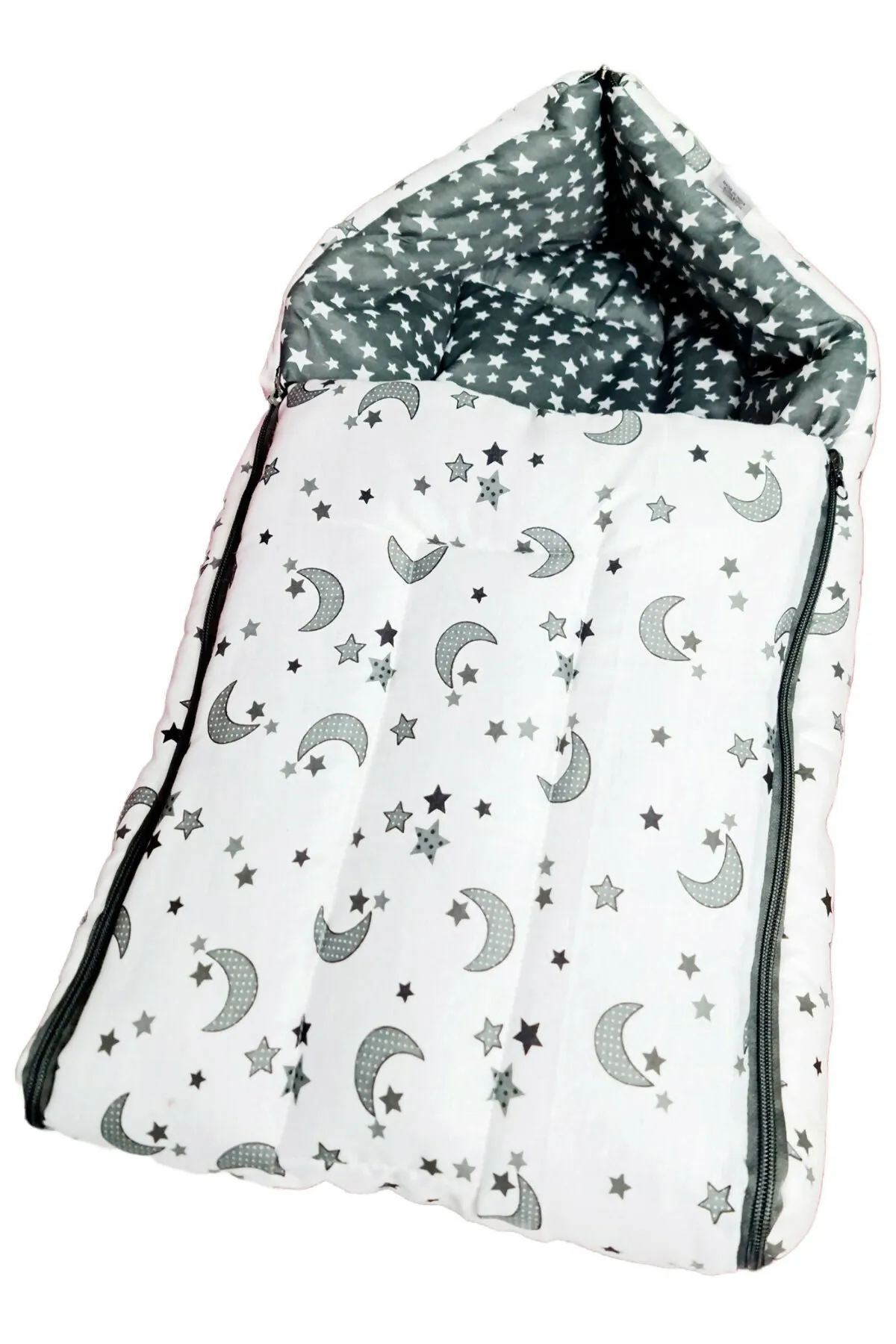 Baby Cotton Printed Sleeping Bag with Zip - Pack Of 1(Royal Blue)
