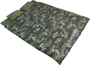 Backpacking Sleeping Bag Camping Gear - Double Sleeping Bag for Adults/Teens w/ 2 Pillows, Bag - Outdoor Lightweight Weather Proof Sleeping Bags - Camping, Hiking - SLSBCA.5(Camouflage)