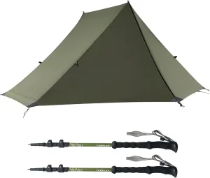 Backpacking Tent 2 Person and Trekking Pole