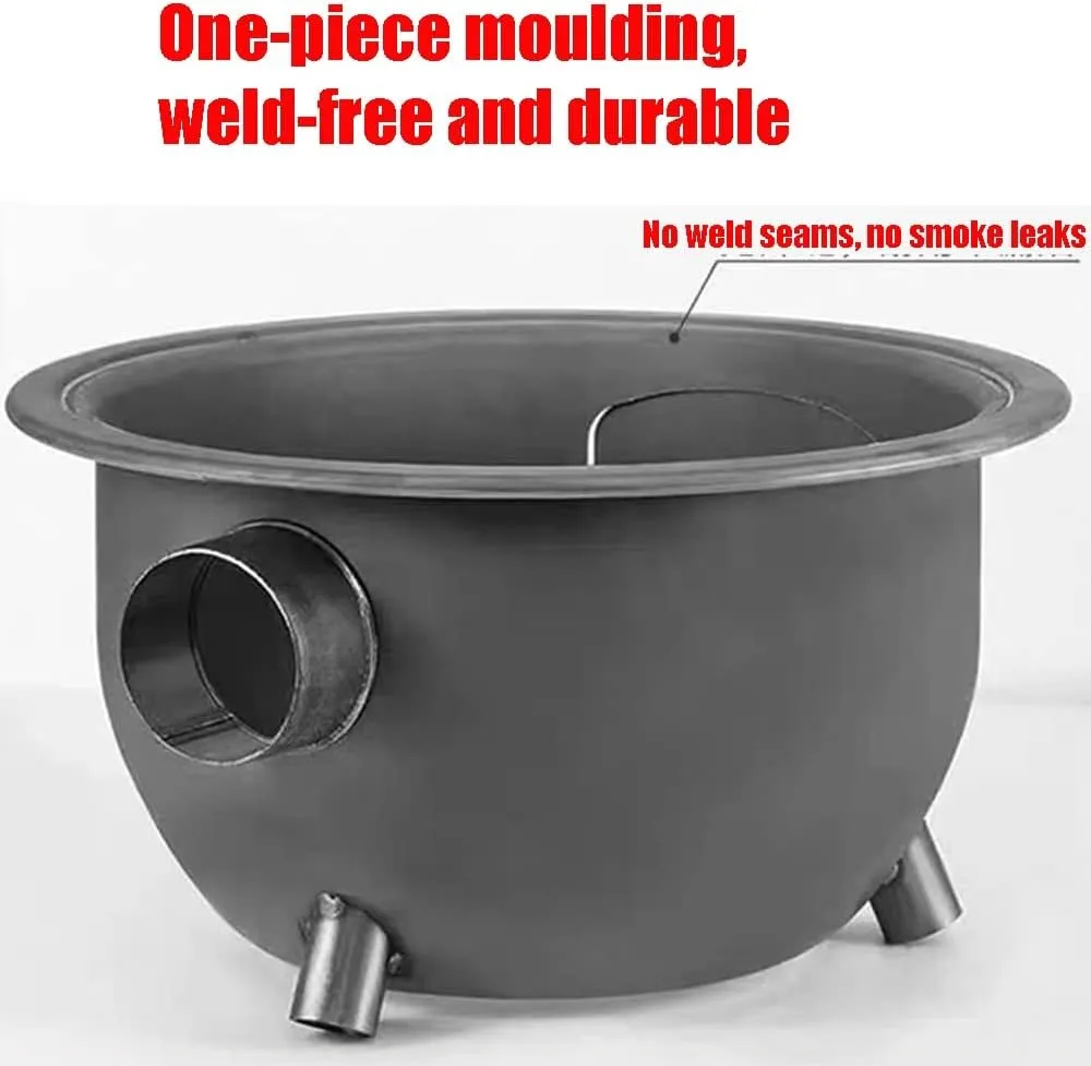 Bad RequestCamping Wood Burning Stove, Stainless Steel Compact Portable Foldable Mini Mult Fuel Camp Stove with Storage Bag,Steel,S14*14 * 21cm