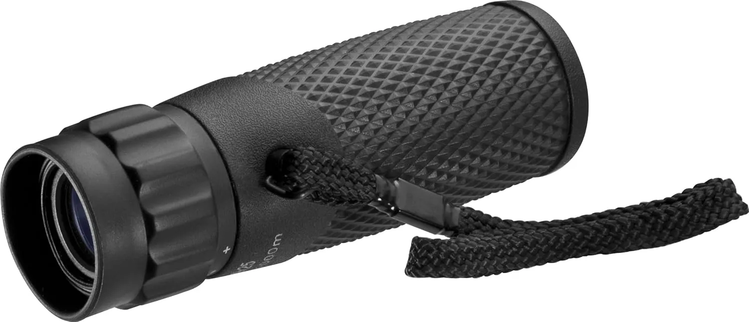 Barska Blackhawk Compact Waterproof Monocular with Wrist Strap for Birding, Hiking, Sports, Events, Concerts