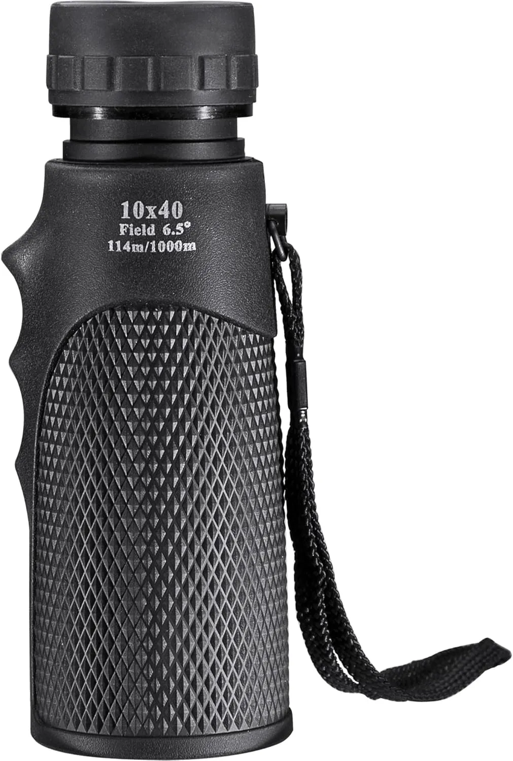 Barska Blackhawk Waterproof Monocular – Compact, Fogproof, Multi-Coated Optics, Slip-Resistant Grip for Birding, Hiking, Sports, Concerts & Outdoor Use