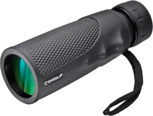 Barska Blackhawk Waterproof Monocular – Compact, Fogproof, Multi-Coated Optics, Slip-Resistant Grip for Birding, Hiking, Sports, Concerts & Outdoor Use
