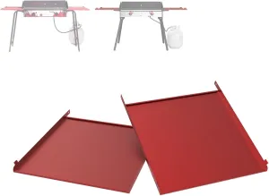 BBQ Future Folding Side Shelf Set for Camp Chef DB60D PRO60X 14" Two-Burner Stoves – Dual-Use Foldable Shelves (2 Pack) Only Fits Camp Chef DB60D PRO60X, Extra Prep Space & Protective Lid