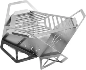 BBQ Pit Glove Campfire Pit Foldable Stainless Steels Grills Folding Pit for Camping Picnics Backyard Garden