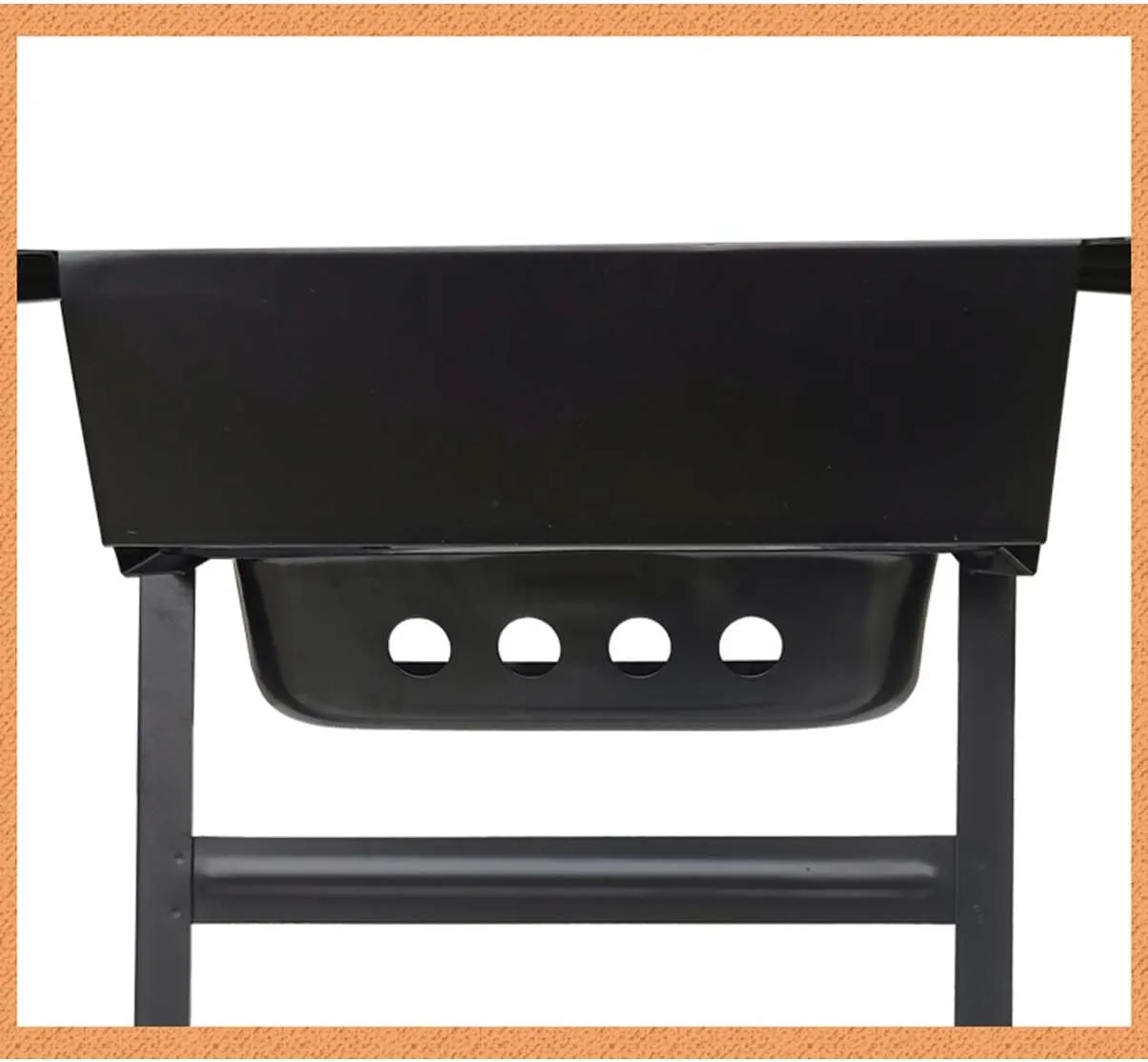 BBQ Stove Wood Burning Stove Folding Flatpack Stove, Portable fire Pit Compact Portable Wood Stove for Camping, Hiking, BBQ, Survival Cooking