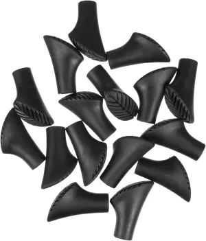 BESPORTBLE 16pcs Thickened PVC Tips for Walking Sticks Trekking Pole Protectors - for Hiking Climbing Camping Lightweight and Wear-Resistant Design