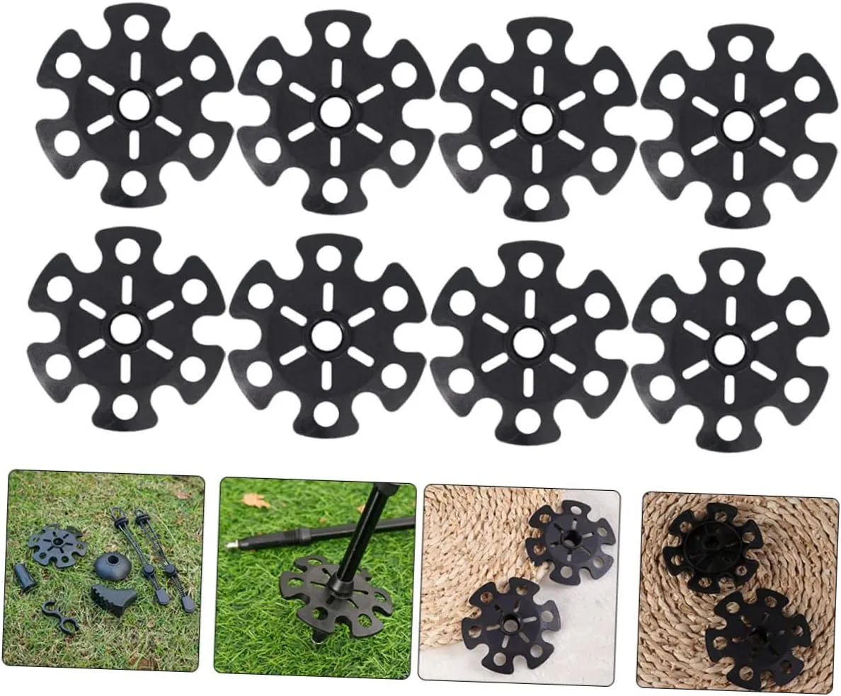 BESPORTBLE Alpenstock Snowflake Climbing Cane Pad Walking Stick Basket Pole Protective Cover Mud Guard Pad Trekking