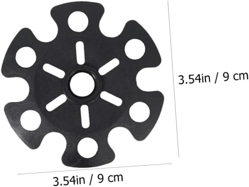 BESPORTBLE Alpenstock Snowflake Climbing Cane Pad Walking Stick Basket Pole Protective Cover Mud Guard Pad Trekking