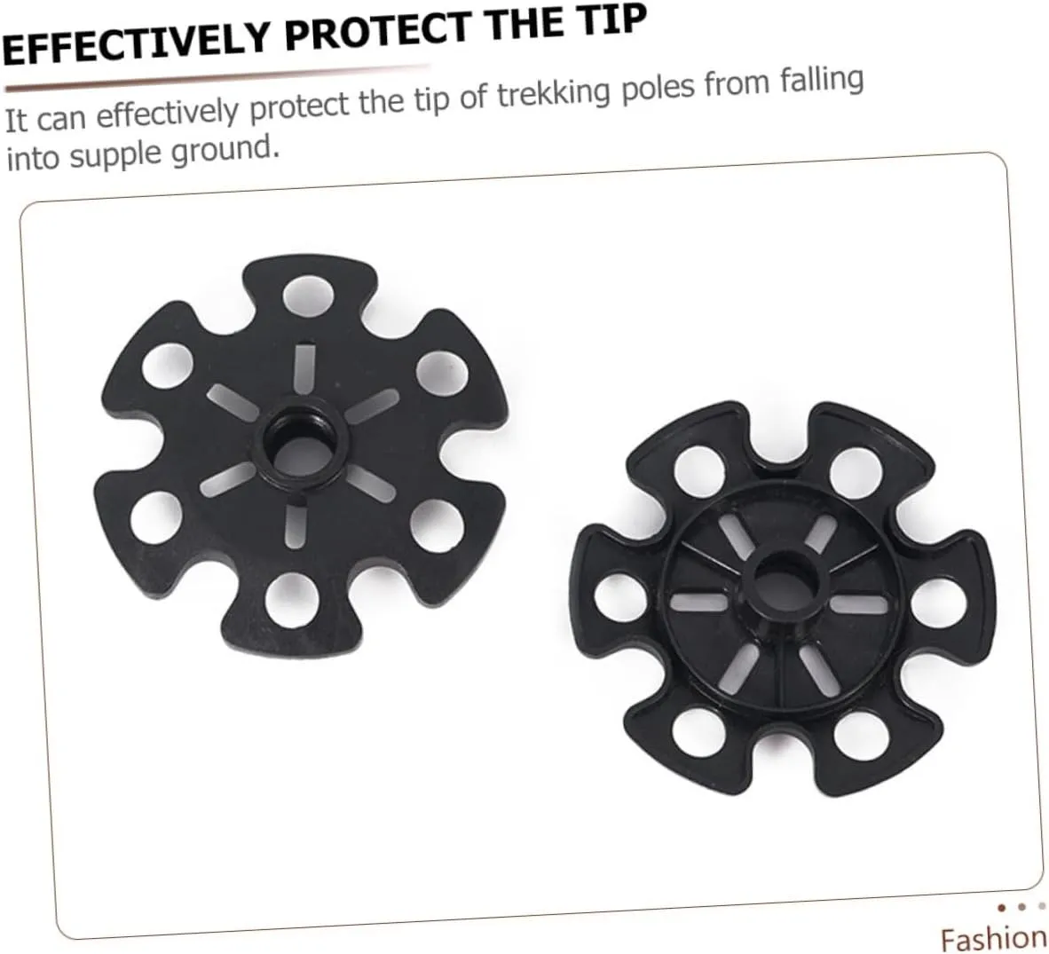 BESPORTBLE Alpenstock Snowflake Climbing Cane Pad Walking Stick Basket Pole Protective Cover Mud Guard Pad Trekking