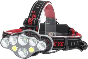 BESPORTBLE Camping Flashlight Rechargeable Headlamp with 8 Led Portable Cob Led Lamp for Outdoor