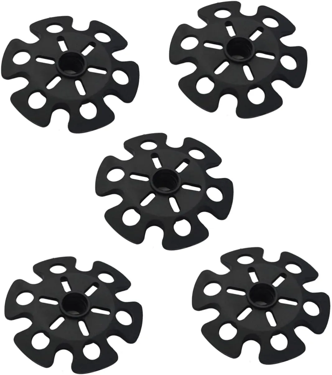 BESPORTBLE Climbing Trekking Pole Tips 10/Pack Snow Flake Basket Replacement Mud Ski Basket for Hiking Sticks