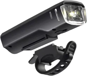 BESPORTBLE Led Headlight for Bike Portable Front Sensor USB Rechargeable Modes Compact Design for Mountain Biking Black