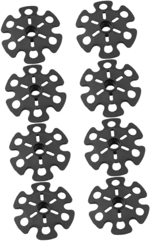 BESPORTBLE Lightweight Snow Tray Accessories 8pcs Set for Trekking Poles Includes Flake Basket Mud Ski Basket