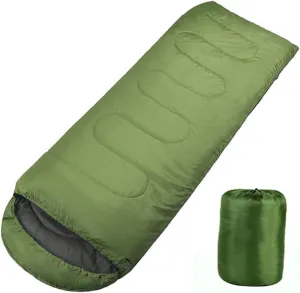 BESPORTBLE Mummy Design for Cold Weather Camping Hiking Drawstring Hood for Maximum Warmth Lightweight Durable Outdoor Gear Olive Green
