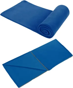 BESPORTBLE Outdoor Sleep Sack Sleeping Bags for Adults Winter Camping Cool Weather Fleece Blue