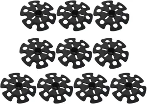 BESPORTBLE Snow Baskets for Trekking Poles,Universal Mud Ski Pole Baskets Trekking Pole Tips Replacement Protectors for Walking Sticks Accessories 10Pcs