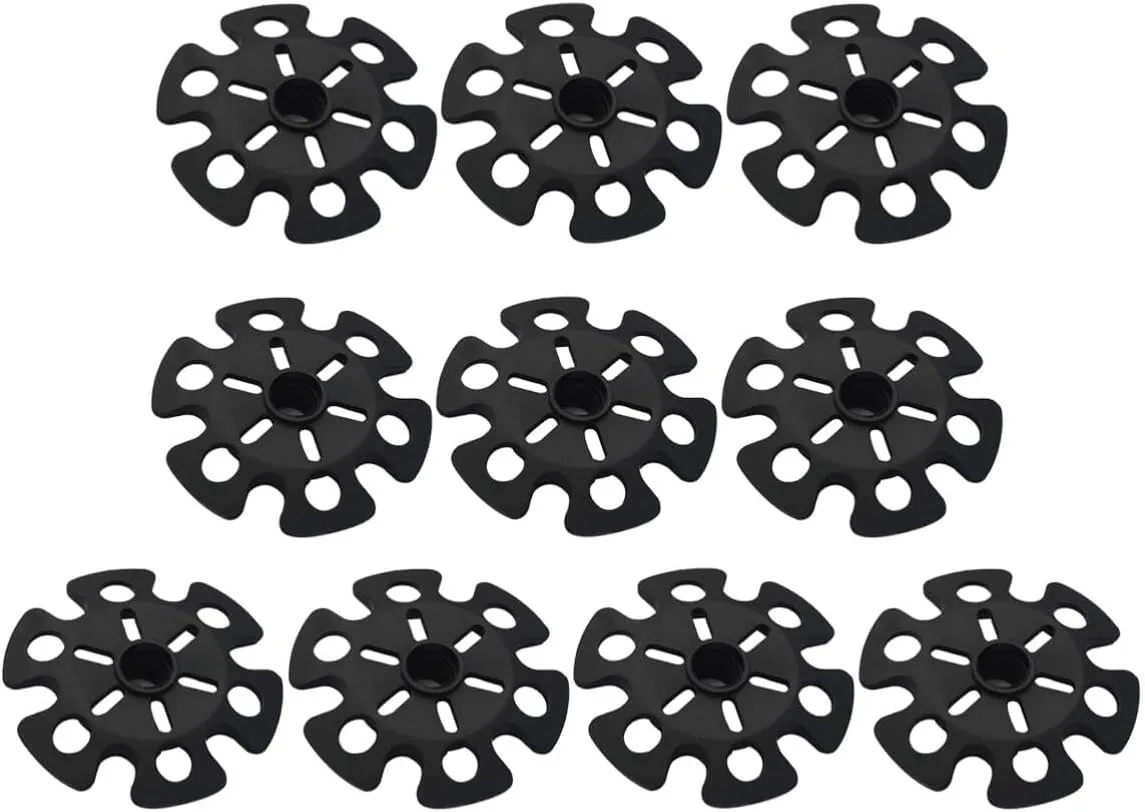 BESPORTBLE Snow Baskets for Trekking Poles,Universal Mud Ski Pole Baskets Trekking Pole Tips Replacement Protectors for Walking Sticks Accessories 10Pcs