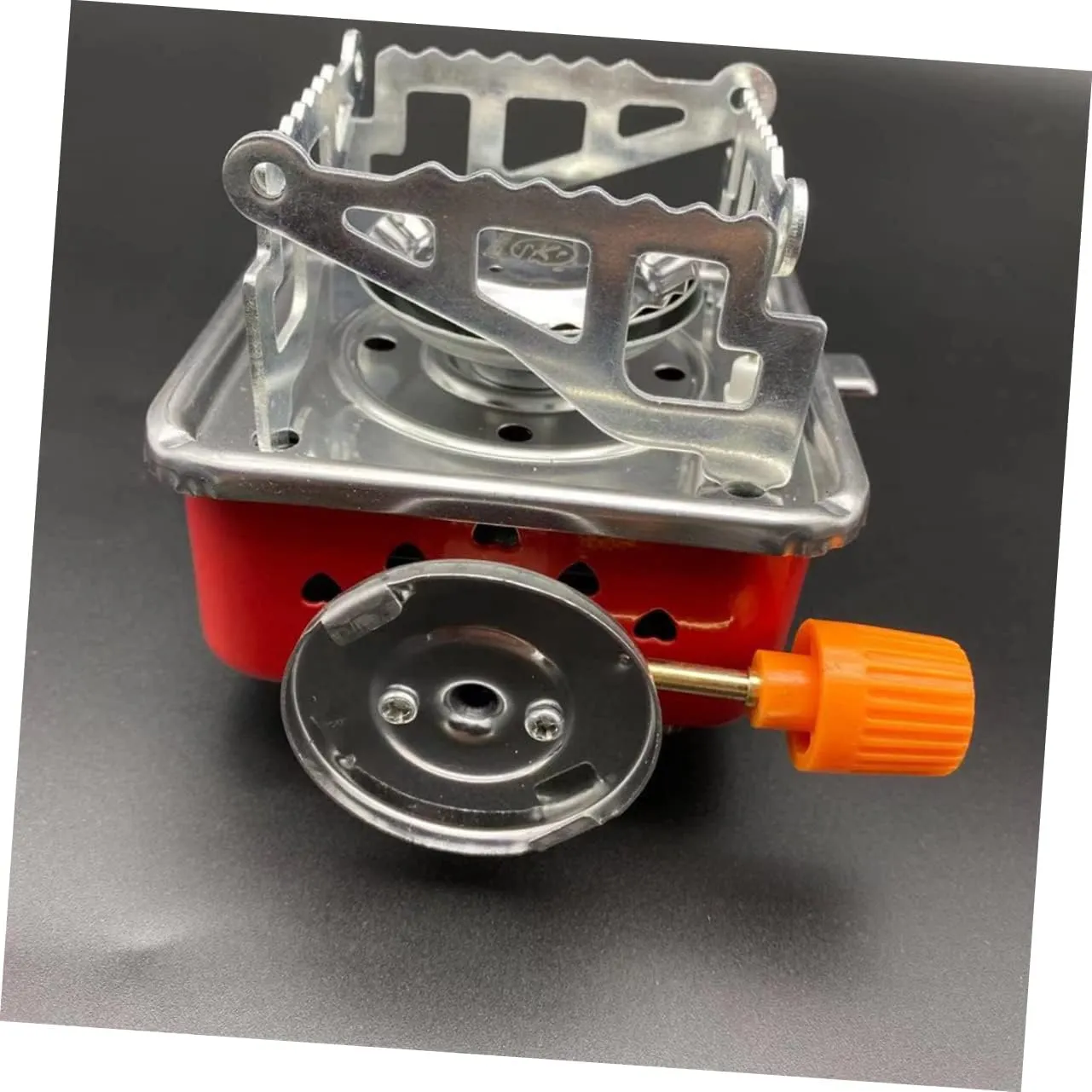 BESPORTBLE Stove for Camping Windscreen Included Portable Gas Cooker Durable Stainless Steel Lightweight Foldable