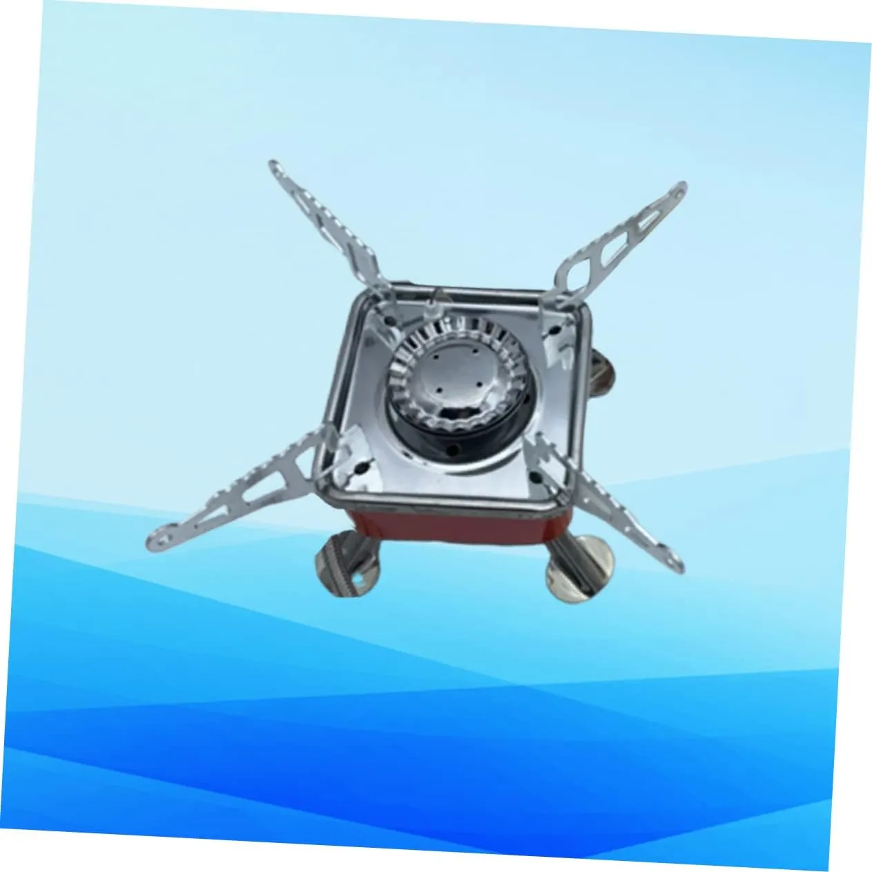 BESPORTBLE Stove for Camping Windscreen Included Portable Gas Cooker Durable Stainless Steel Lightweight Foldable