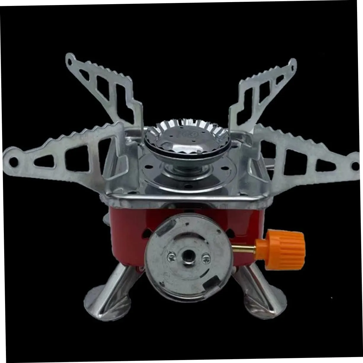 BESPORTBLE Stove for Camping Windscreen Included Portable Gas Cooker Durable Stainless Steel Lightweight Foldable