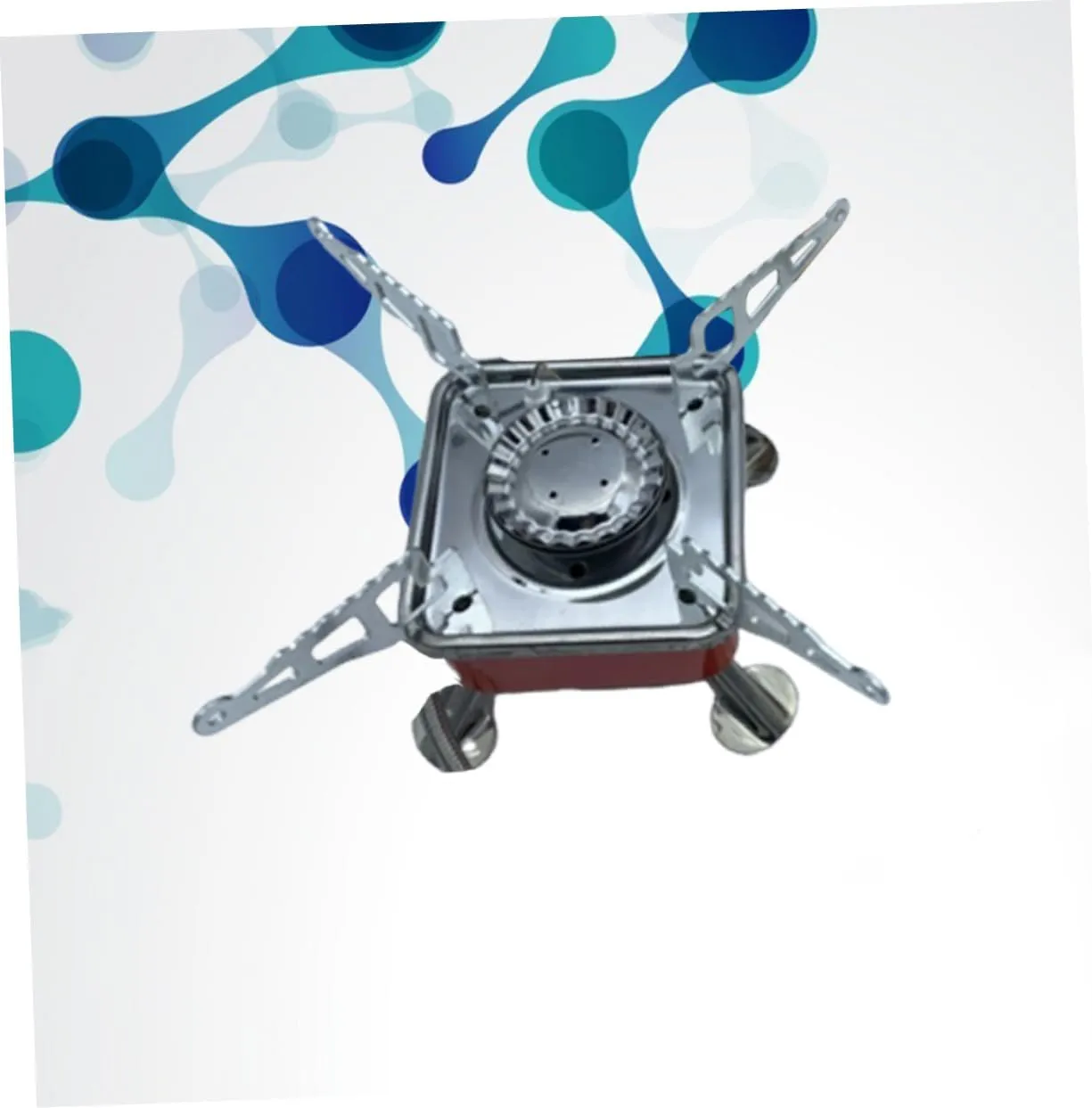 BESPORTBLE Stove for Camping Windscreen Included Portable Gas Cooker Durable Stainless Steel Lightweight Foldable