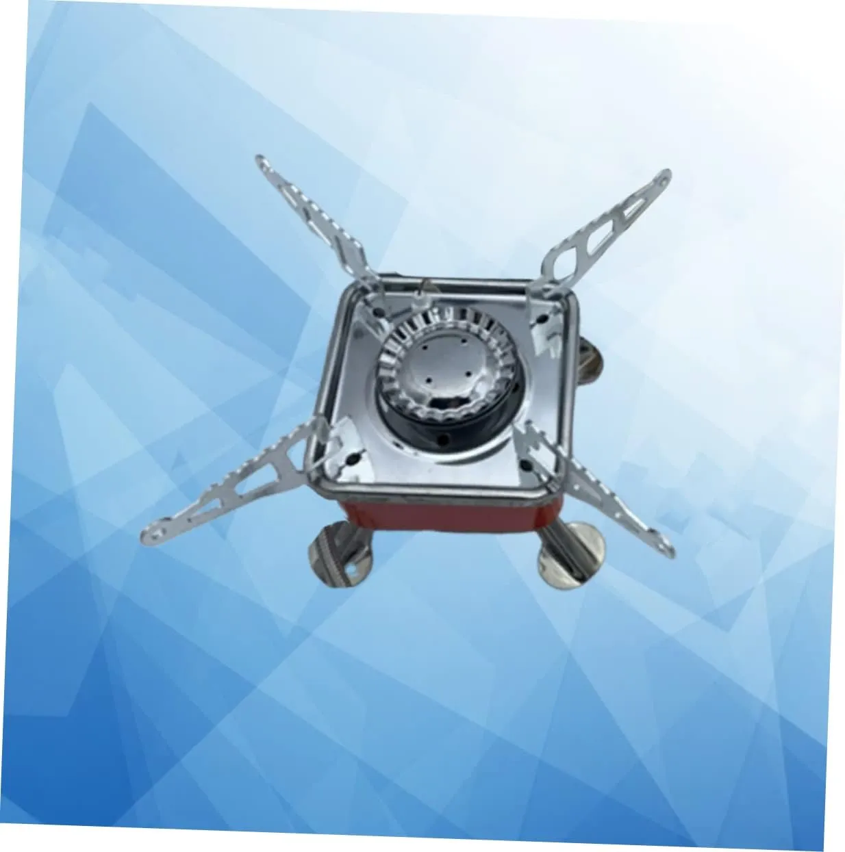 BESPORTBLE Stove for Camping Windscreen Included Portable Gas Cooker Durable Stainless Steel Lightweight Foldable