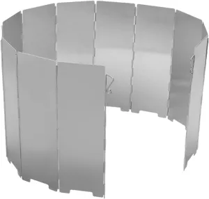 BESPORTBLE Stove Windscreen for Camping Grill Lightweight Portable Stove Windscreen Hiking Wind Deflector