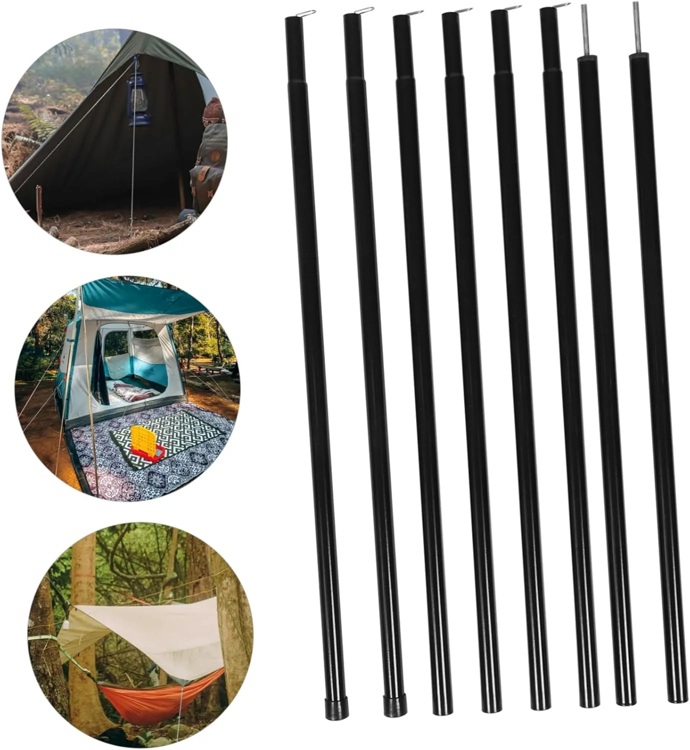 BESPORTBLE Tent Stand Tents Adjustable Tent Poles Camping Tent Poles Tarp Poles Camping Tent Rod Tent Frame Tent
