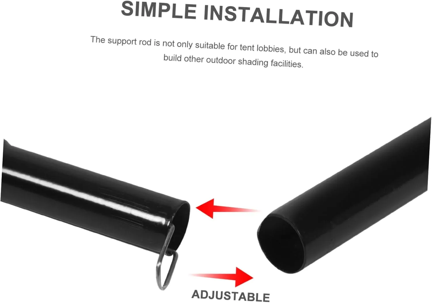 BESPORTBLE Tent Stand Tents Adjustable Tent Poles Camping Tent Poles Tarp Poles Camping Tent Rod Tent Frame Tent