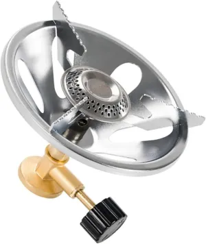 BESPORTBLE Unique Windproof Camping Gas Stove Stainless Steel Outdoor Picnic Stove Burner for Backpacking