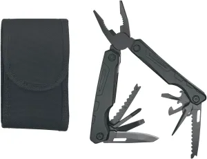 Best Buddy Tools® Tactical Survival Multi-Tool Pliers – 12-in-1 Stainless Steel Folding Tool with Nylon Pouch – Includes Knife, Saw, Screwdrivers, Bottle Opener, and More – Compact EDC Gear