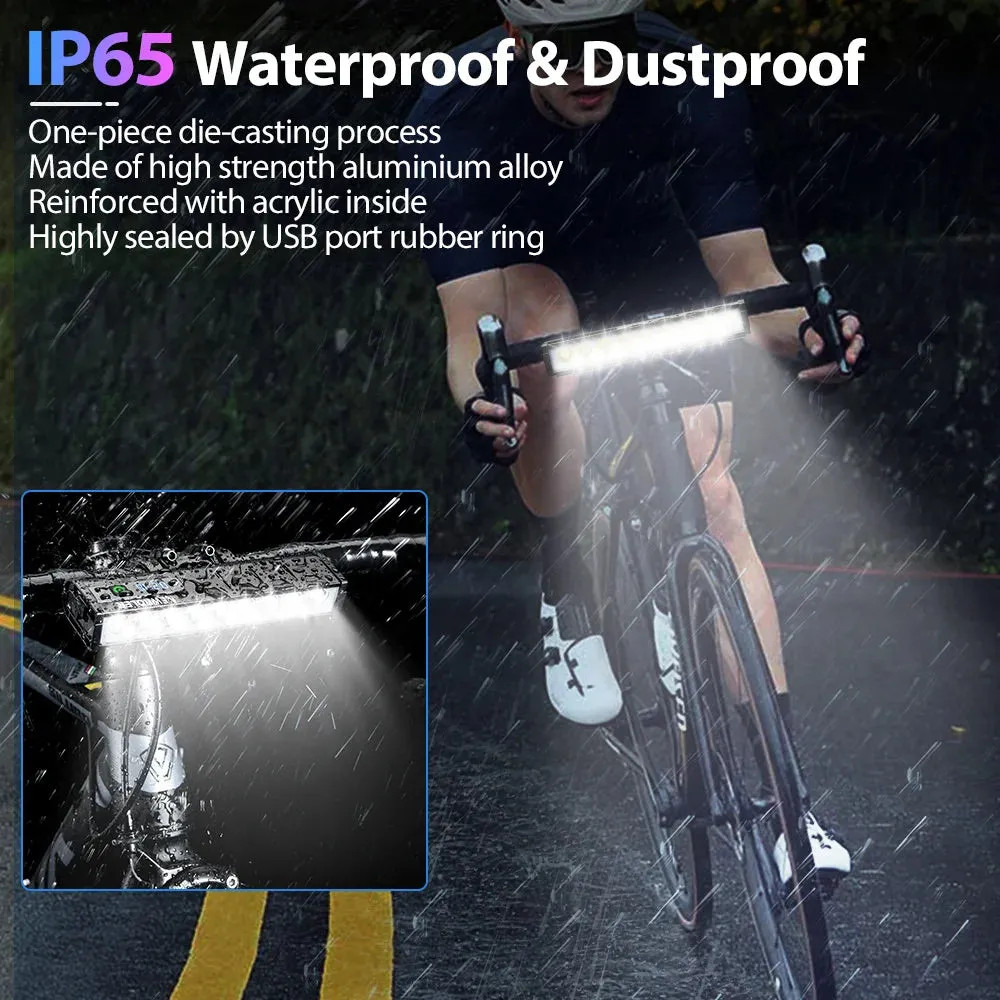 Bicycle Light Front Waterproof Flashlight USB Charging MTB Road Cycling Lamp Accessories