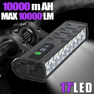 Bicycle Light Front Waterproof Flashlight USB Charging MTB Road Cycling Lamp Accessories