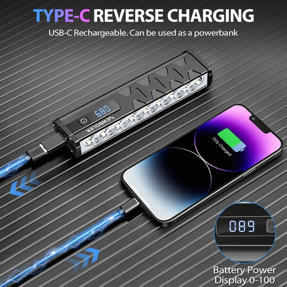Bicycle Light Front Waterproof Flashlight USB Charging MTB Road Cycling Lamp Accessories
