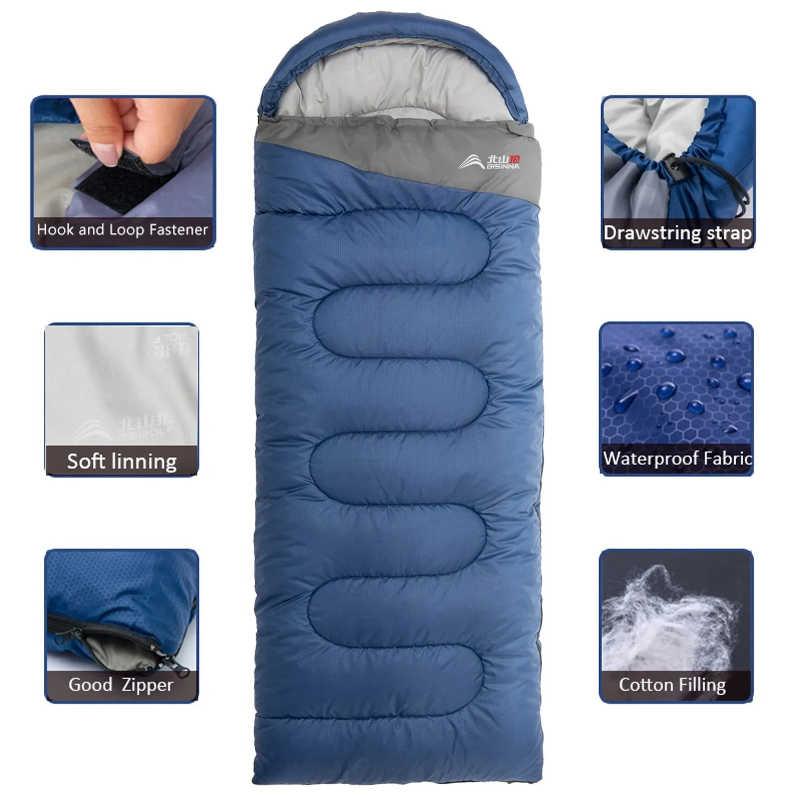 BISINNA Ultralight Camping Sleeping Bag