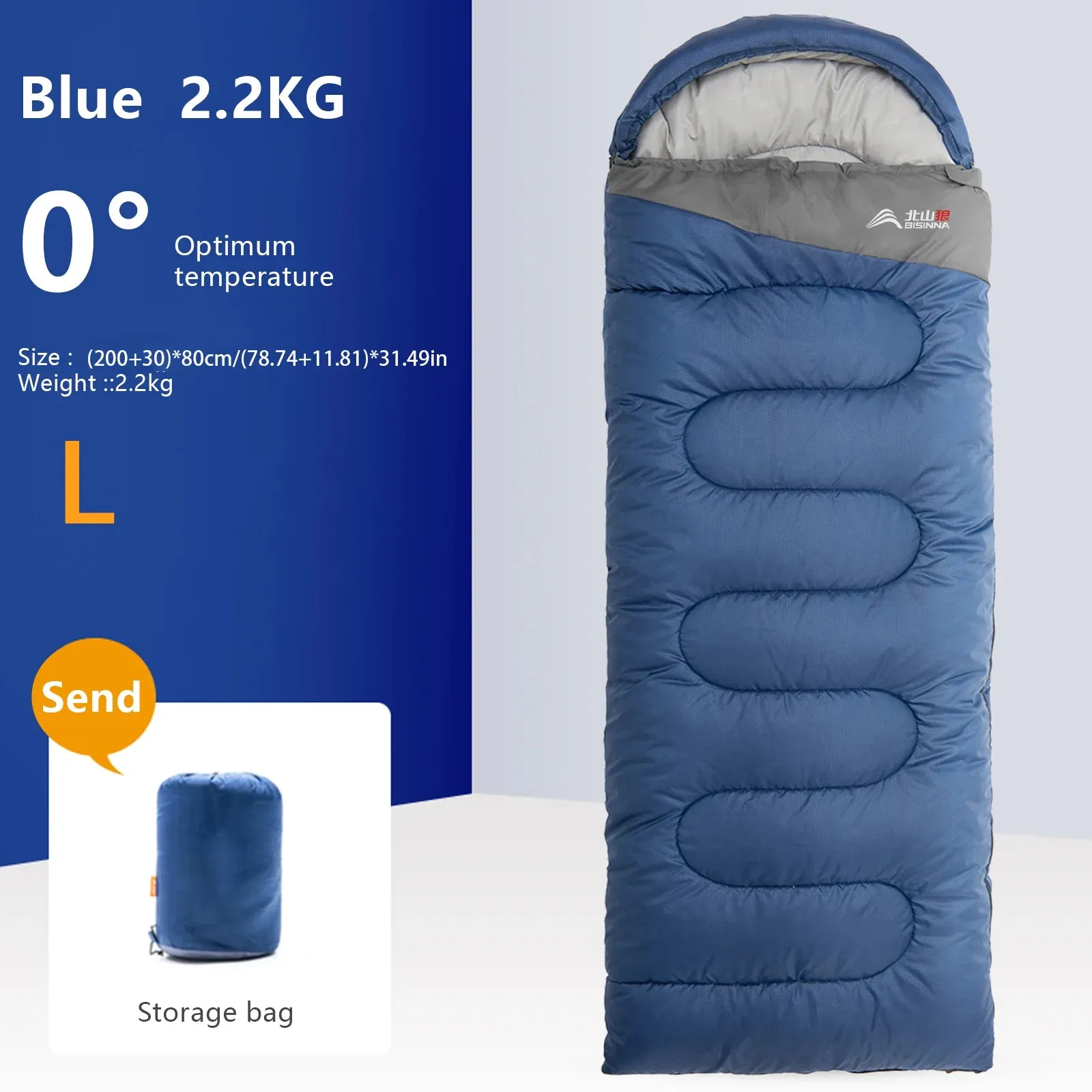 BISINNA Ultralight Camping Sleeping Bag