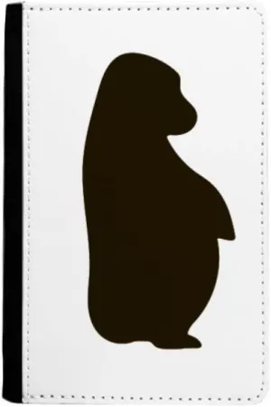 Black Orangutan Animal Portrayal Passport Holder Notecase Burse Wallet Cover Card Purse