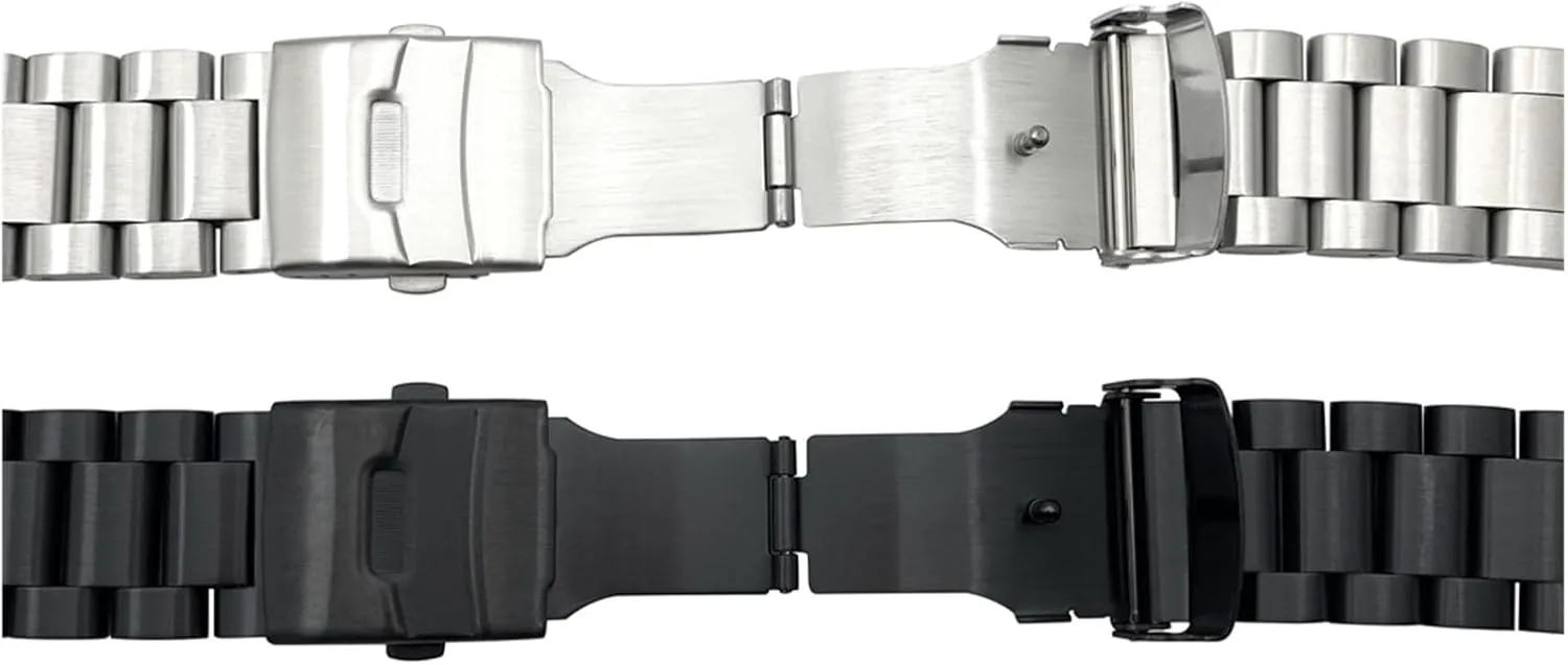 Black Stainless Steel Watchbands Bracelet 22mm 24mm 26mm Compatible With DZ4343 DZ7305 Solid Thickening Metal Watch Band Strap